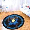 Pokemon Lucario Shaped Rug Custom Anime Room Decor