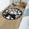 Inosuke Hashibira Manga Round Rug Custom Anime Room Mats