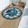 Pokemon Lucario Round Rug Custom Anime Room Mats