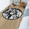 Daki Manga Round Rug Custom Anime Room Mats