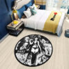 Daki Manga Round Rug Custom Anime Room Mats