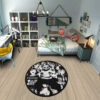 Inosuke Hashibira Manga Round Rug Custom Anime Room Mats