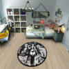 Daki Manga Round Rug Custom Anime Room Mats