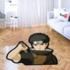 Uchiha Shisui Shaped Rugs Custom Anime Room Mats