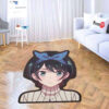 Ruka Sarashina Shaped Rugs Custom Anime Room Mats