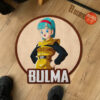 Dragon Ball Bulma Shaped Rug Custom Anime Room Mats