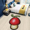 Hito Hito Shaped Rug Custom Devil Fruit Anime Room Decor