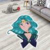 Sailor Neptune Shaped Rug Custom Sailor Moon Anime Room Decor