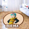 Dragon Ball Bulma Shaped Rug Custom Anime Room Mats