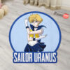 Sailor Uranus Shaped Rug Custom Anime Sailor Moon Room Mats