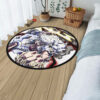 Luffy Nika Round Rug Custom Anime Room Mats