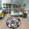 Luffy Nika Round Rug Custom Anime Room Mats