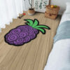 Bara Bara Shaped Rug Custom Devil Fruit Anime Room Decor