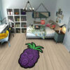 Bara Bara Shaped Rug Custom Devil Fruit Anime Room Decor