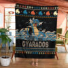 Gyarados Flying Water Kaiju Custom Pokemon Blanket