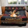 Charizard Flying Fire Kaiju Custom Pokemon Blanket