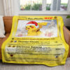 Christmas Thicc Pikachu Custom Name Gift 2-Side Printed Thicken Pokemon Blanket