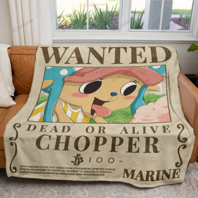 Chopper Wanted Custom Pokemon Blanket
