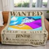 Jinbe Wanted Custom Pokemon Blanket