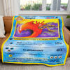 Kingler Fossil Custom Pokemon Blanket