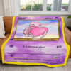 Anime Mew I Choose You Custom Pokemon Blanket