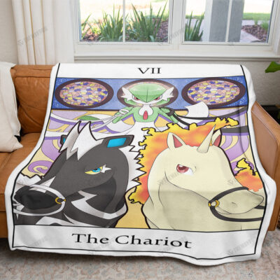 Tarot The Chariot Custom Pokemon Blanket