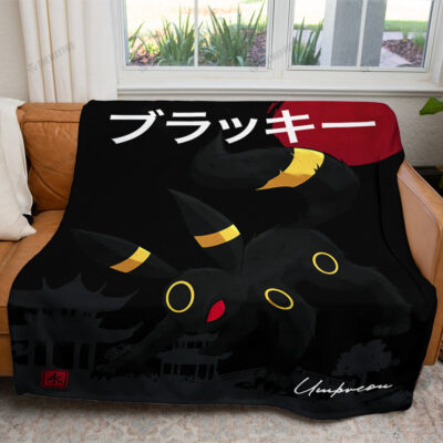 Umbreon Custom Pokemon Blanket