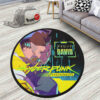 Cyberpunk Edgerunners David Martinez Round Rug Anime Room Mats