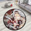 Muzan Kibutsuji Round Rug Anime Room Mats