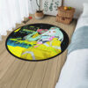 Cyberpunk Edgerunners Rebecca Round Rug Anime Room Mats