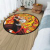 Kyojuro Rengoku Round Rug Anime Room Mats