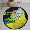 Cyberpunk Edgerunners Rebecca Round Rug Anime Room Mats