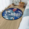 Sakonji Urokodaki Round Rug Anime Room Mats