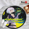 Cyberpunk Edgerunners Lucy Round Rug Anime Room Mats