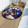 Kokushibo Round Rug Demon Slayer Anime Room Mats