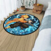 Zenitsu Agatsuma Round Rug Anime Room Mats