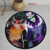 Hantengu and Gyokko Round Rug Anime Room Mats