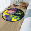 Cyberpunk Edgerunners David Martinez Round Rug Anime Room Mats