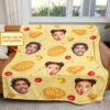 Personalized Face and Apple Pie Custom Pokemon Blanket