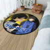 Blue Lock Meguru Bachira 8 Round Rug Anime Room Mats