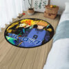 Blue Lock Rensuke Kunigami 9 Round Rug Anime Room Mats