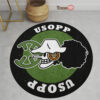 Character Symbol Usopp Round Rug Anime Room Mats