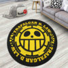 Character Symbol Trafalgar D Law Round Rug Anime Room Mats