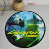 Cyberpunk David And Lucy Round Rug Anime Room Mats