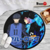 Blue Lock Yoichi Isagi 11 Round Rug Anime Room Mats