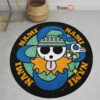 Character Symbol Nami Round Rug Anime Room Mats