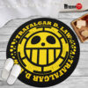 Character Symbol Trafalgar D Law Round Rug Anime Room Mats