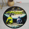 Cyberpunk David And Lucy Edgerunners Round Rug Anime Room Mats