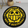 Character Symbol Trafalgar D Law Round Rug Anime Room Mats