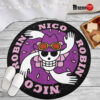 Character Symbol Nico Robin Round Rug Anime Room Mats